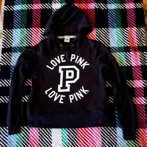 VS PINK Hoodie black with pockets